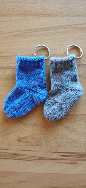 Schlüsselanhänger Mini-Socke Shiné